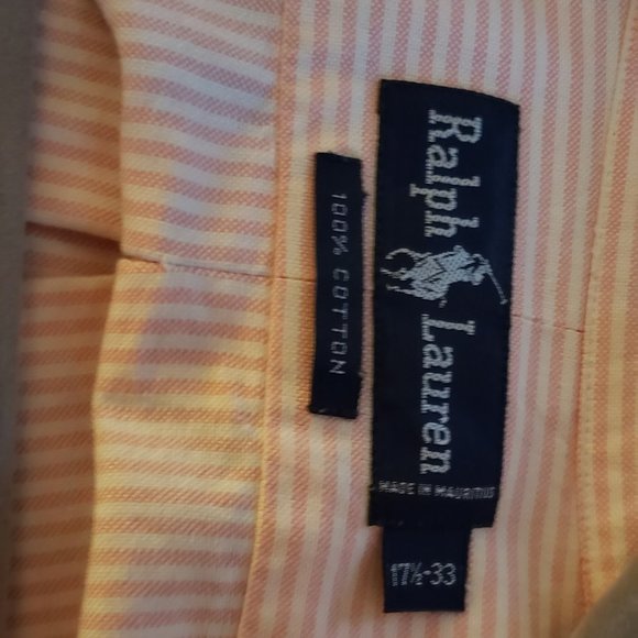 Ralph Lauren L/S Men's Button Down Shirt - 17.5" - 33" - Picture 5 of 7